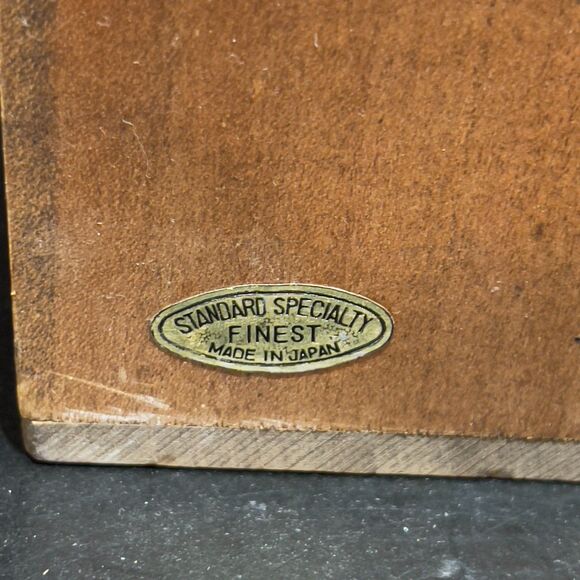 Vintage 60s Wall Mounted Cigarette Pack Dispensing Wood Box Smokes - Picture 7 of 9